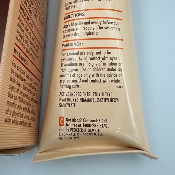 Bain De Soleil Orange Gelee SPF 4 Sunscreen 1993 - Picture 3 of 4